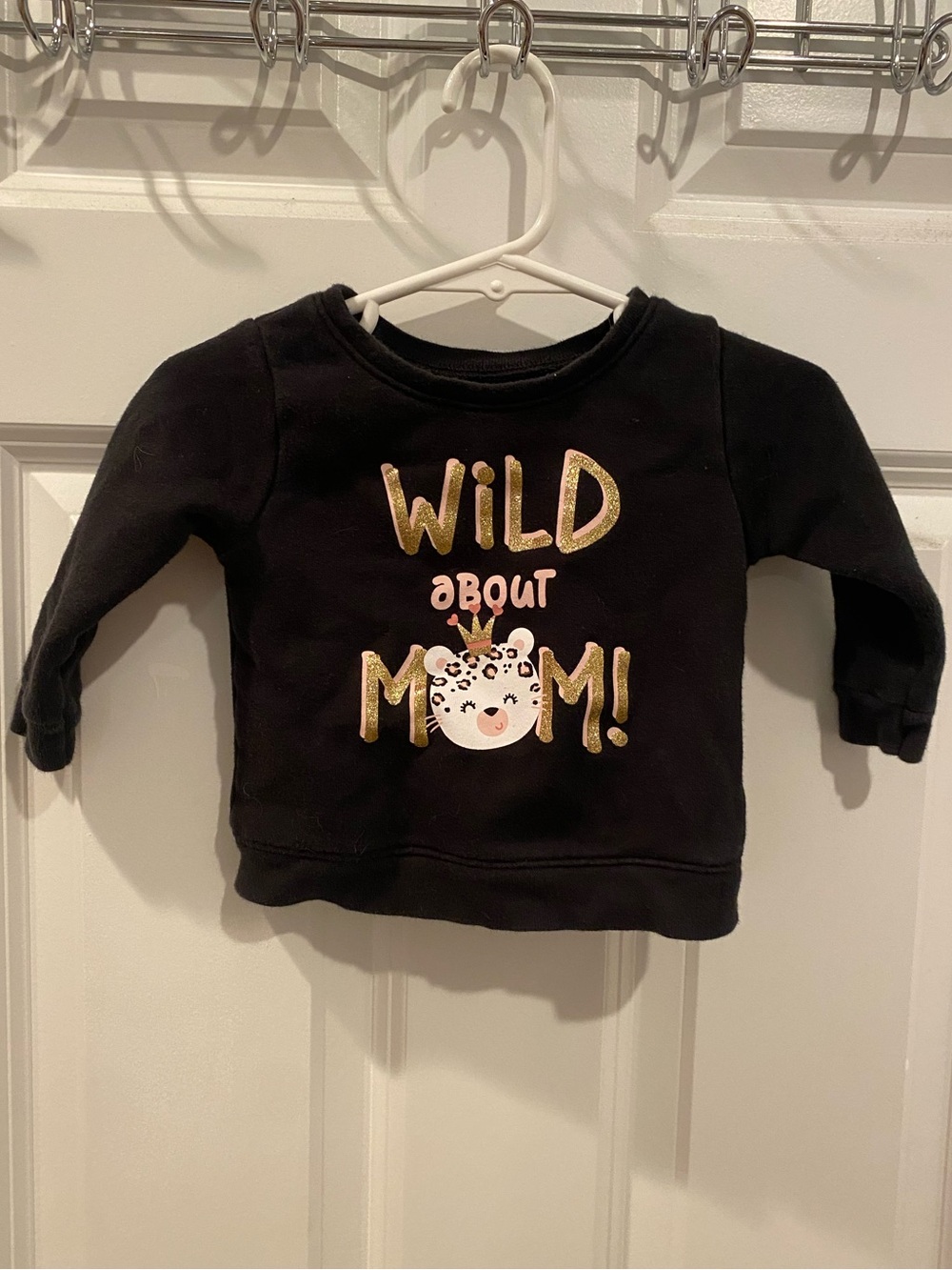 “Wild About Mom!” 6-9month sweatshirt